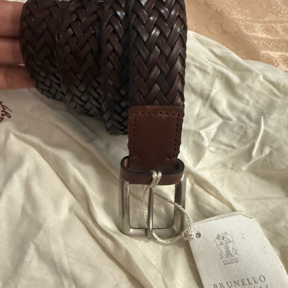 Brunello Cucinelli Brown Leather Bag